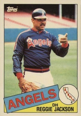 1985 Topps Tiffany Reggie Jackson #200 Baseball Card