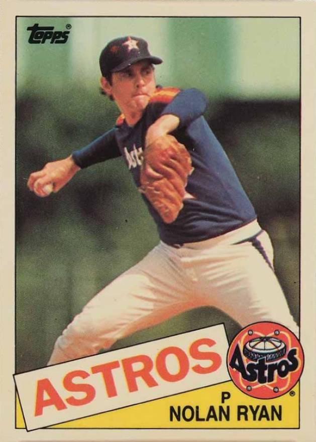 1985 Topps Tiffany Nolan Ryan #760 Baseball Card