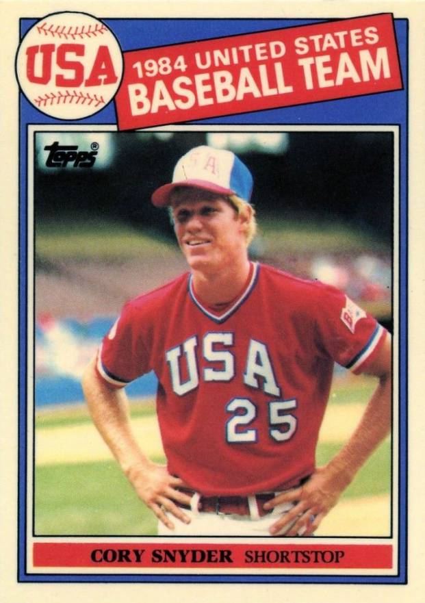 1985 Topps Tiffany Cory Snyder #403 Baseball Card