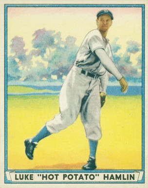 1941 Play Ball Luke "Hot Potato" Hamlin #53 Baseball Card