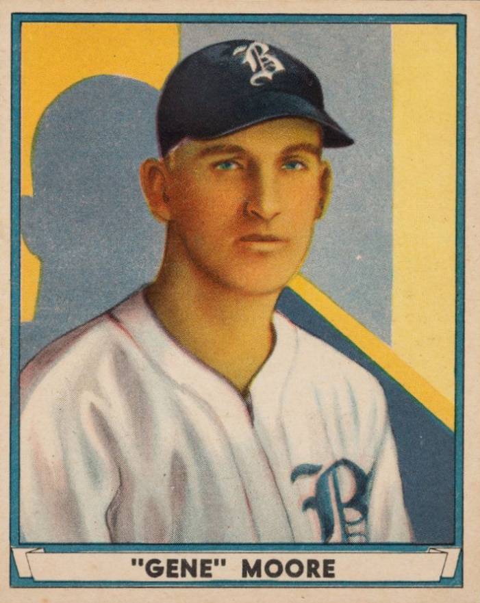 1941 Play Ball "Gene" Moore #25 Baseball Card