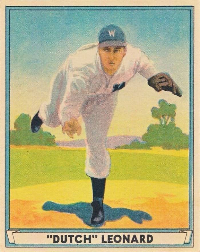 1941 Play Ball "Dutch" Leonard #24 Baseball Card