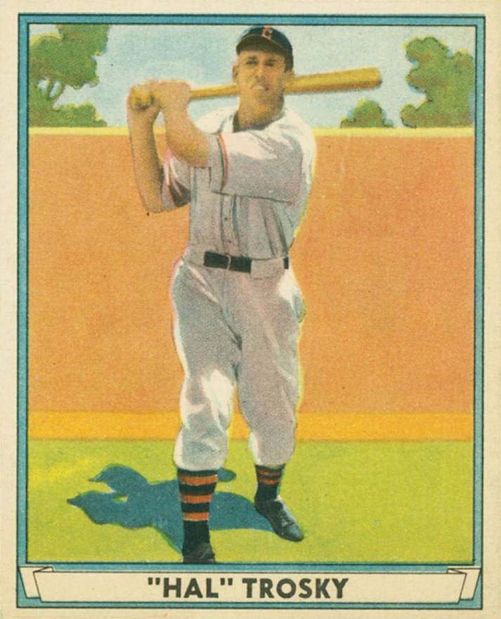 1941 Play Ball "Hal" Trosky #16 Baseball Card