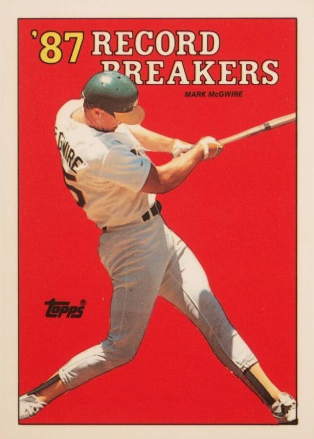 1988 Topps Tiffany Mark McGwire #3 Baseball Card