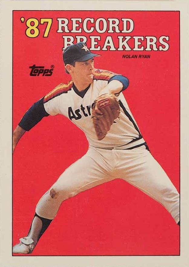 1988 Topps Tiffany Nolan Ryan #6 Baseball Card