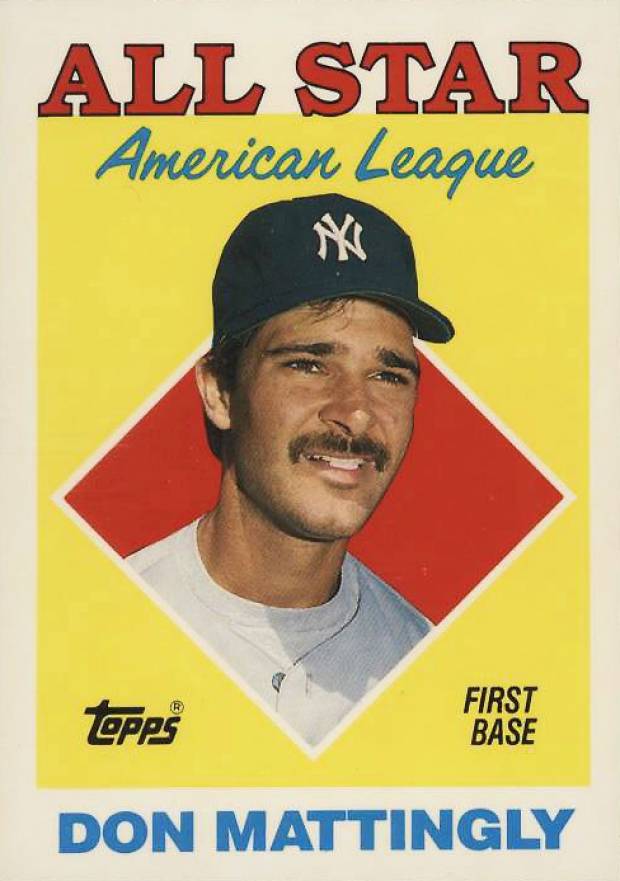 1988 Topps Tiffany Don Mattingly #386 Baseball Card