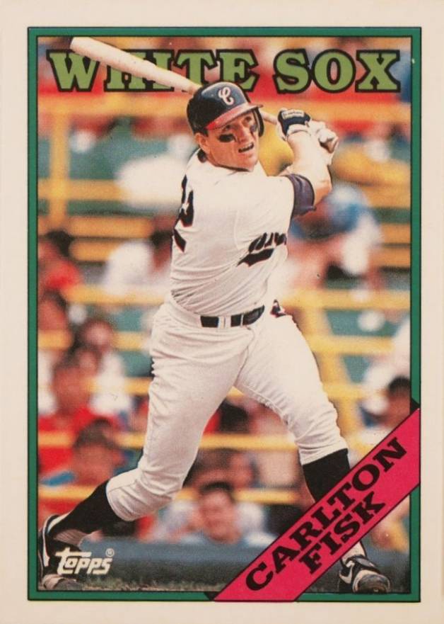1988 Topps Tiffany Carlton Fisk #385 Baseball Card