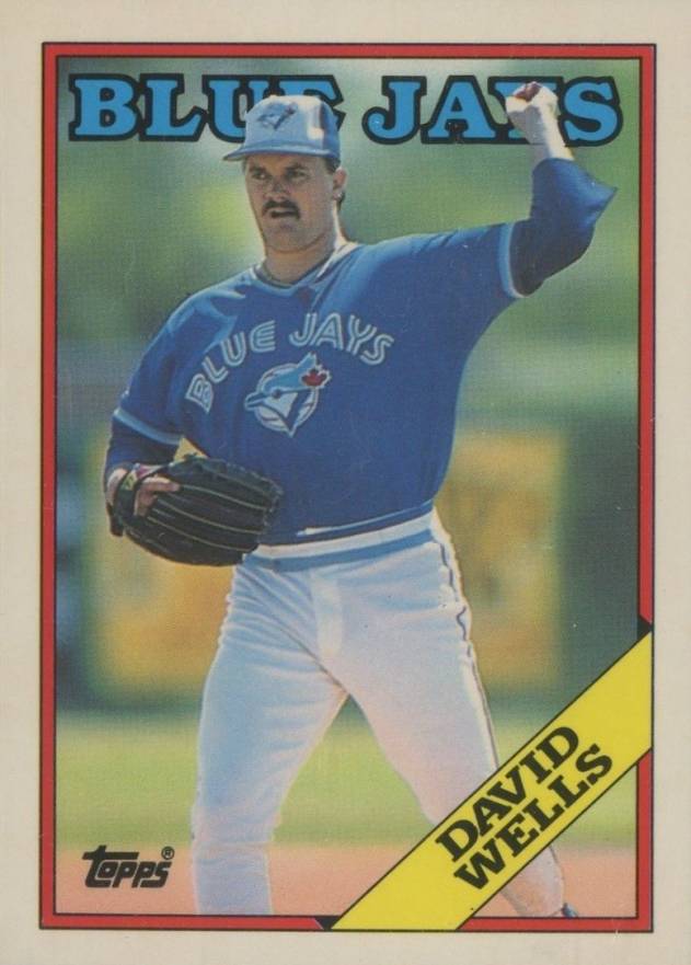 1988 Topps Tiffany Traded David Wells #128T Baseball Card