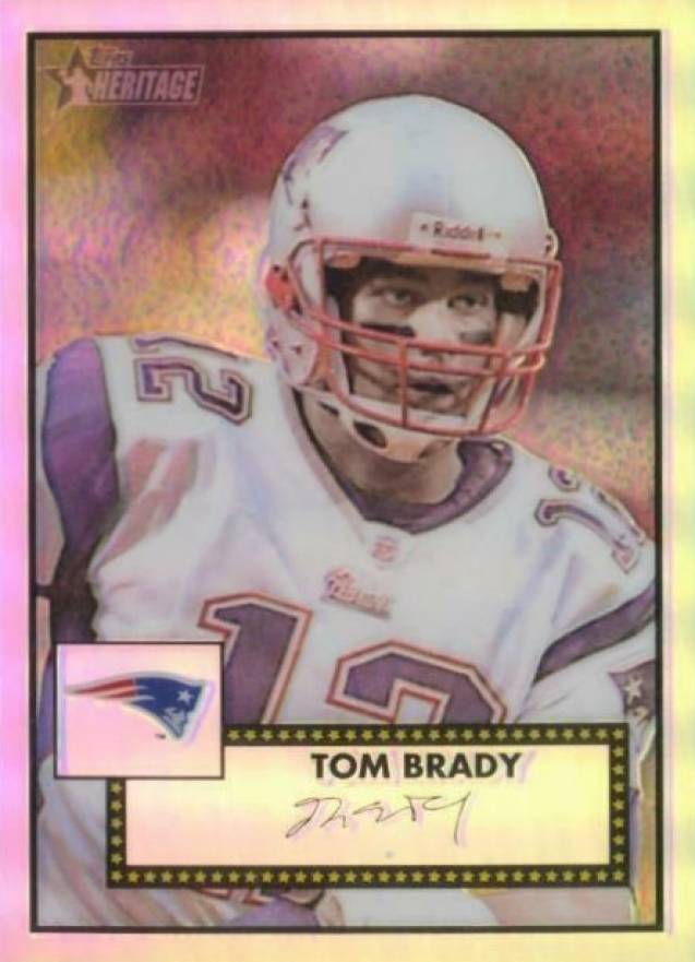 2006 Topps Heritage Chrome  Tom Brady #THC62 Football Card