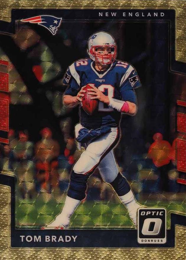 2017 Panini Donruss Optic Tom Brady #1 Football Card