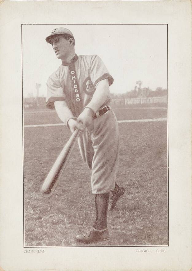 1910 Plow Boy Tobacco Heinie Zimmerman # Baseball Card
