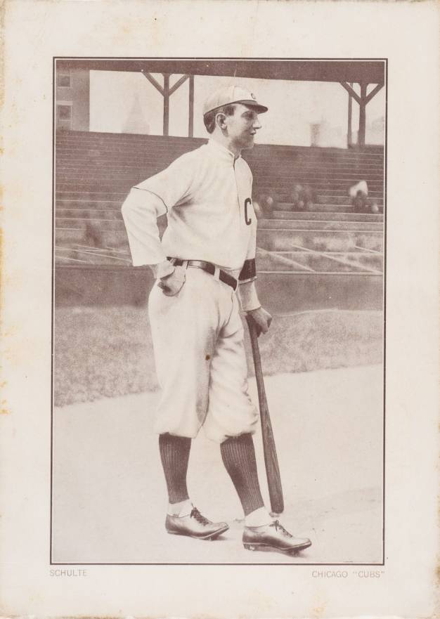 1910 Plow Boy Tobacco Wildfire Schulte # Baseball Card
