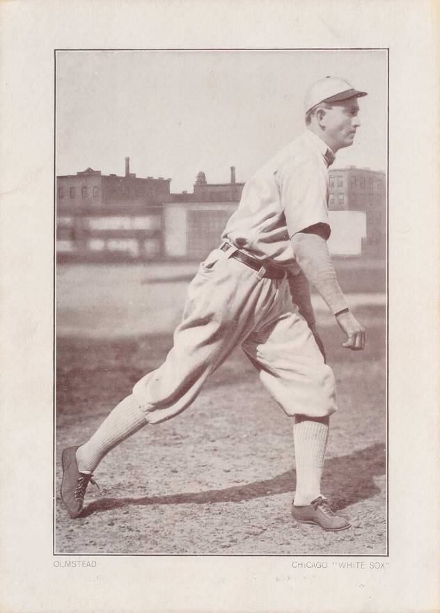 1910 Plow Boy Tobacco Fred Olmstead # Baseball Card