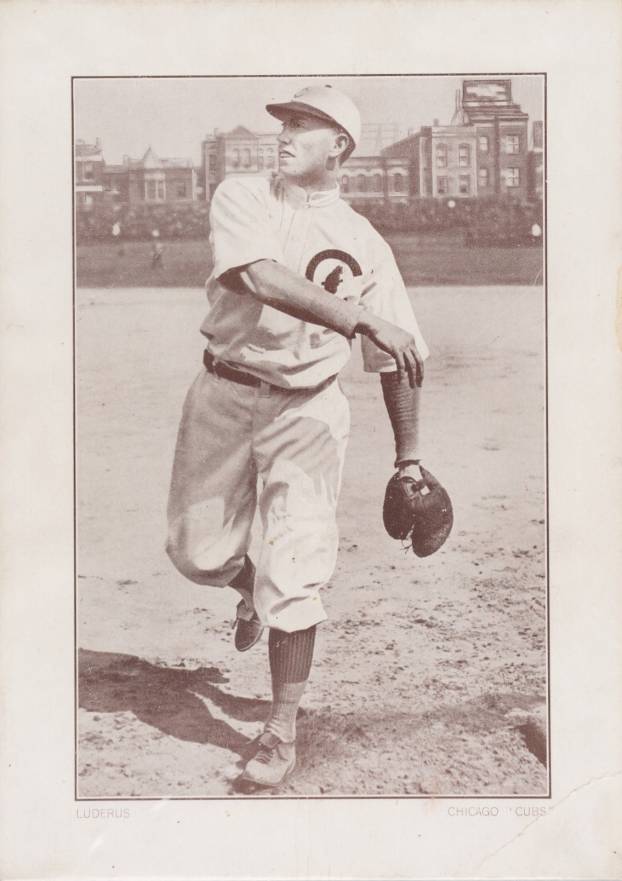 1910 Plow Boy Tobacco Fred Luderus # Baseball Card