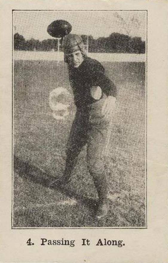 1926 Shotwell Red Grange Ad Back Passing It Along #4 Football Card