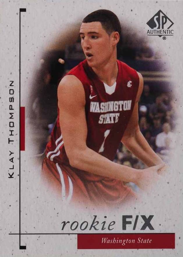 2011 SP Authentic Klay Thompson #90 Basketball Card