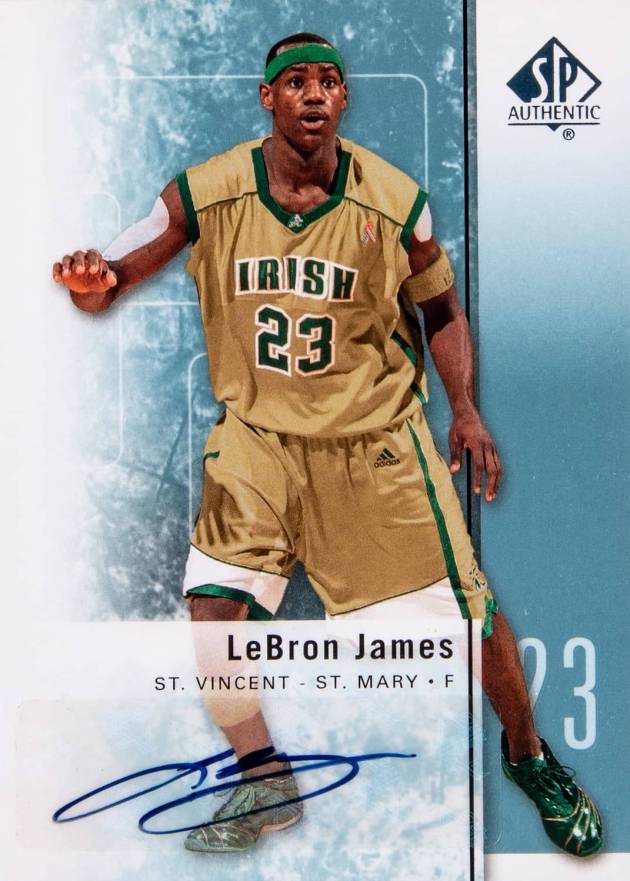 2011 SP Authentic LeBron James #2 Basketball Card