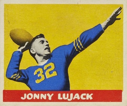1948 Leaf Jonny Lujack #13 Football Card