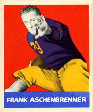 1948 Leaf Frank Aschenbrenner #93 Football Card