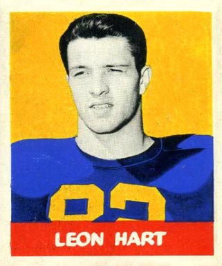 1948 Leaf Leon Hart #91 Football Card