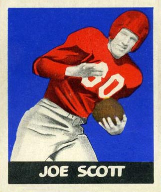1948 Leaf Joe Scott #85 Football Card