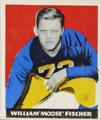 1948 Leaf Bill Fischer #7 Football Card