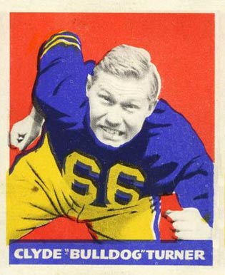 1948 Leaf Bulldog Turner #3 Football Card