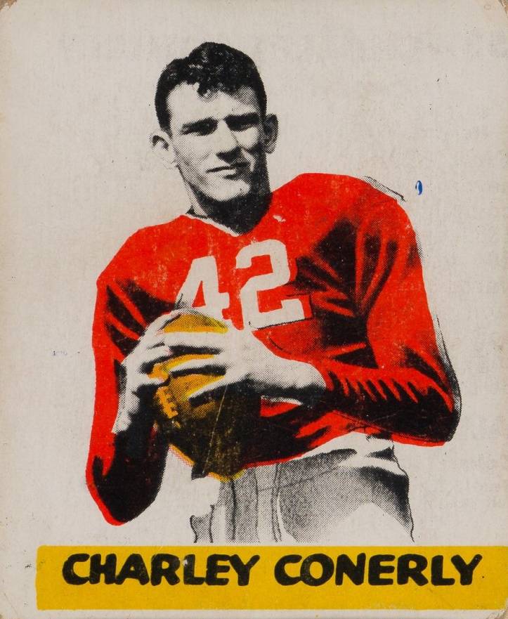 1948 Leaf Charley Conerly #53 Football Card