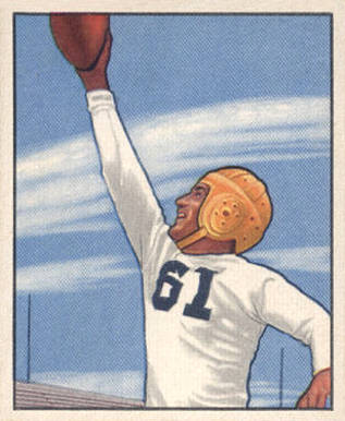1950 Bowman Elbert Nickel #127 Football Card