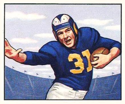 1950 Bowman Dick Hoerner #86 Football Card