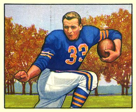 1950 Bowman Bob Perina #62 Football Card