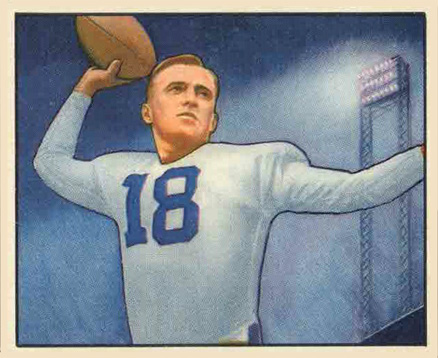 1950 Bowman John Rauch #48 Football Card