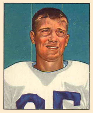 1950 Bowman Billy Grimes #120 Football Card