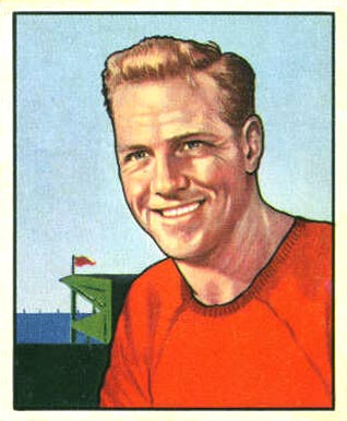 1950 Bowman Ed Carr #106 Football Card