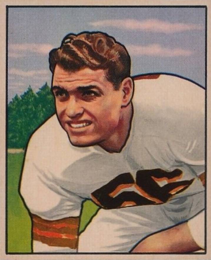 1950 Bowman Dante Lavelli #78 Football Card