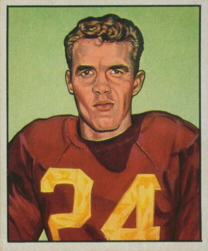 1950 Bowman Howie Livingston #138 Football Card