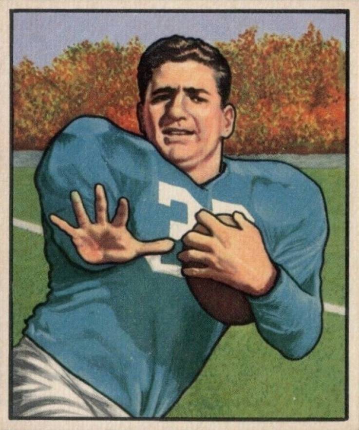 1950 Bowman John Panelli #75 Football Card