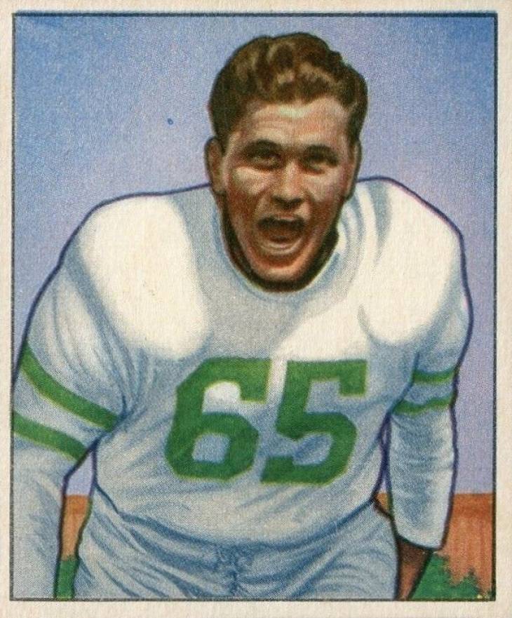 1950 Bowman Cliff Patton #24 Football Card