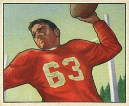 1950 Bowman Frankie Albert #36 Football Card