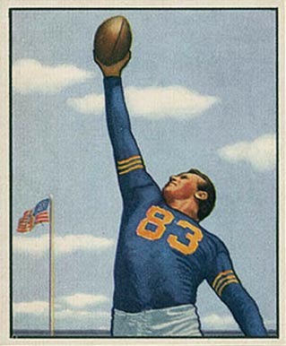 1950 Bowman Bill Wightkin #63 Football Card