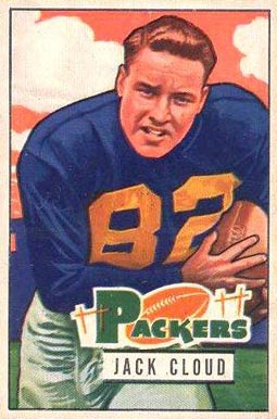 1951 Bowman Jack Cloud #124 Football Card