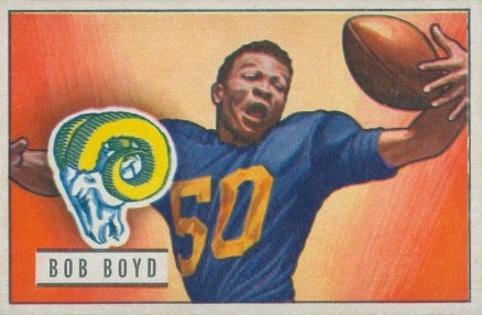 1951 Bowman Bob Boyd #113 Football Card