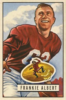 1951 Bowman Frankie Albert #103 Football Card