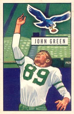 1951 Bowman John Greene #83 Football Card