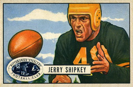 1951 Bowman Jerry Shipkey #59 Football Card