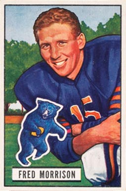 1951 Bowman Fred Morrison #49 Football Card