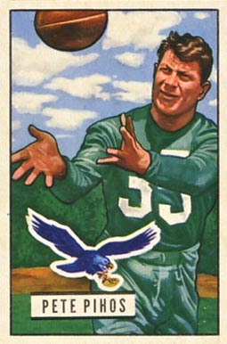 1951 Bowman Pete Pihos #46 Football Card
