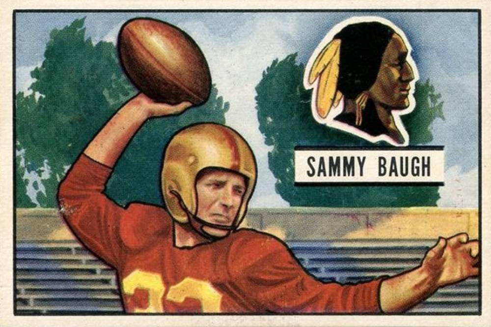 1951 Bowman Sammy Baugh #34 Football Card