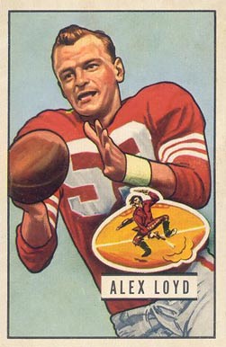 1951 Bowman Alex Loyd #31 Football Card