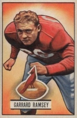 1951 Bowman Buster Ramsey #28 Football Card